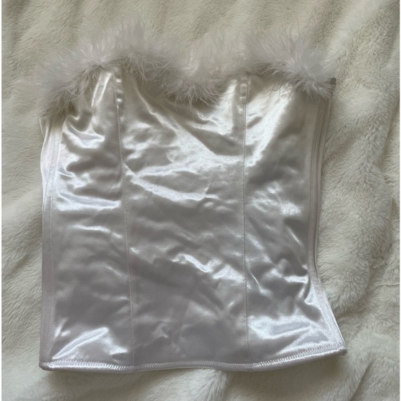 Vintage silk La Vie En Rose corset - Picture 5 of 5